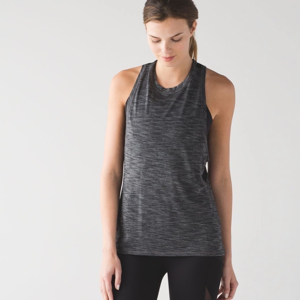 Lululemon athletica work the circuit tank with built in support bra size 4 - Picture 2 of 10